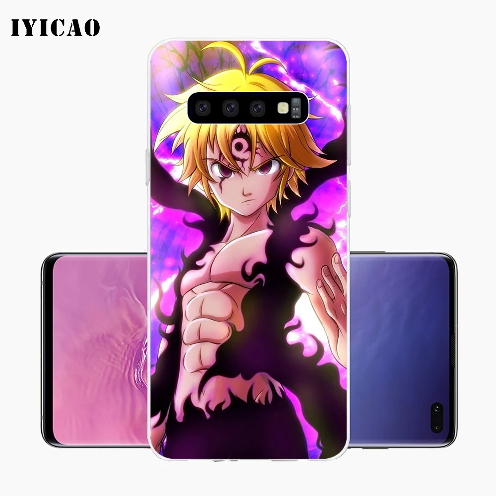 Мягкий силиконовый чехол IYICAO The Seven Deadly Sins для Samsung Galaxy S10e S10 S9 S8 Plus S7 Edge