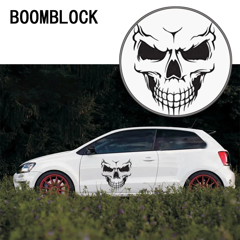 BOOMBLOCK 3 размера автомобильный череп головка двигателя капюшон дверь окно