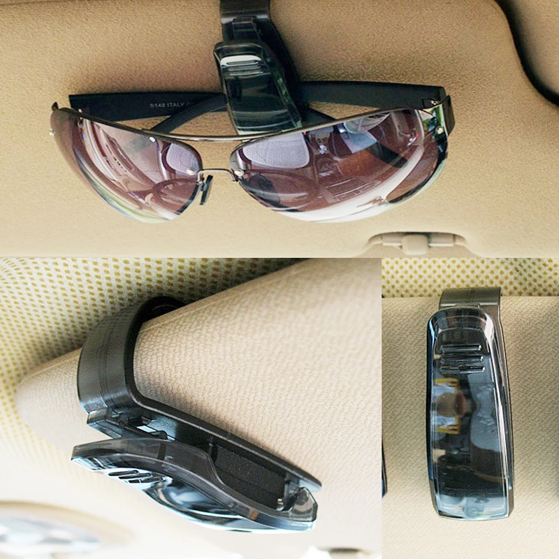 Автомобильный козырек очки солнцезащитные для очков чековый билет держатель
