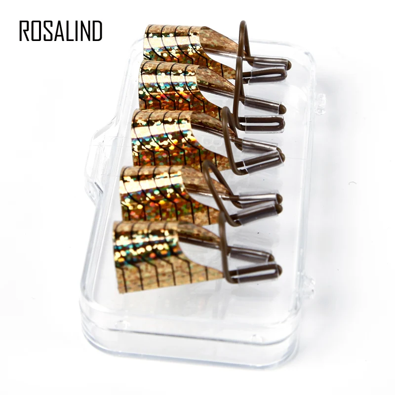 ROSALIND 5 шт/кор. многоразовые алюминиевые направляющие формы для ухода за ногтями