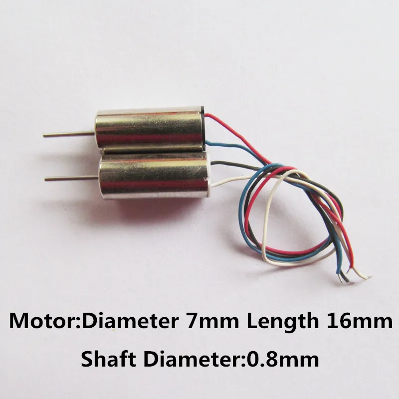 716 7*16mm Coreless Motor A B SYMA S107 S108G S109G S102G RC mini DIY Helicopter Quadcopter Spare Parts R/C Accessories | Игрушки и