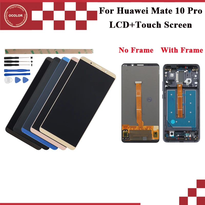 Ocolor для huawei mate 10 Pro Porsche дизайн ЖК дисплей + сенсорный экран с рамкой 6 0 ''в сборе