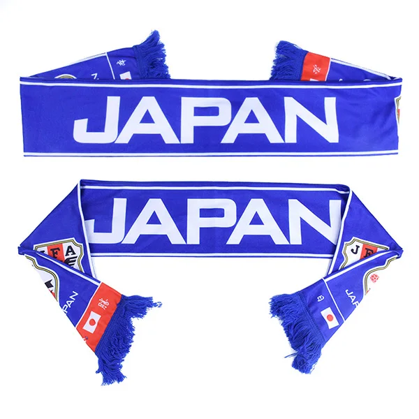 Japan Шарфы для футбольных болельщиков футбольный Болельщик шарф 32 футбольные команды страны командный шарф флаг баннер футбол болельщик подарок шарф сувенир - Цвет: Japan