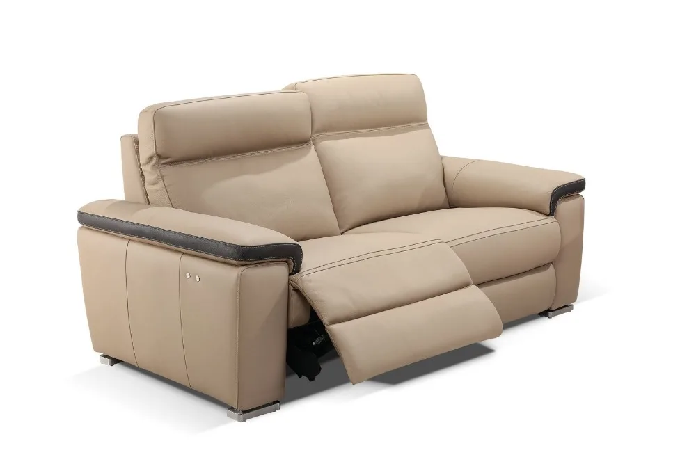 Распродажа диван для гостиной из натуральной кожи с электрическим откидным