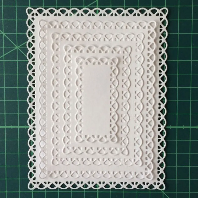 Rectangular Frame Dies Scrapbooking New Arrival Metal Cutting 2019 Alina Craft Store Cut Alinacraft | Дом и сад