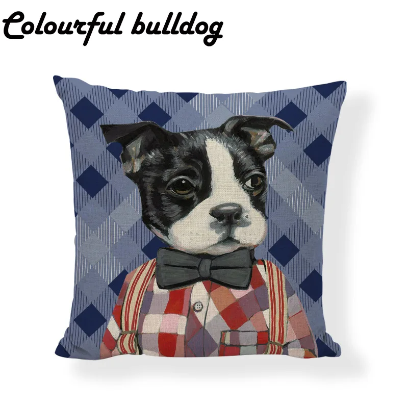 Оптовая продажа наволочка для подушки стильная цветная собачья шапка с