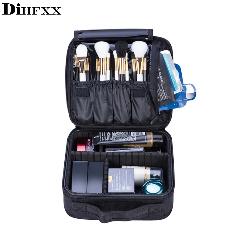 

Косметичка DIHFXX Neceser женская, профессиональный дорожный органайзер для косметики, вместительный чемоданчик для косметики