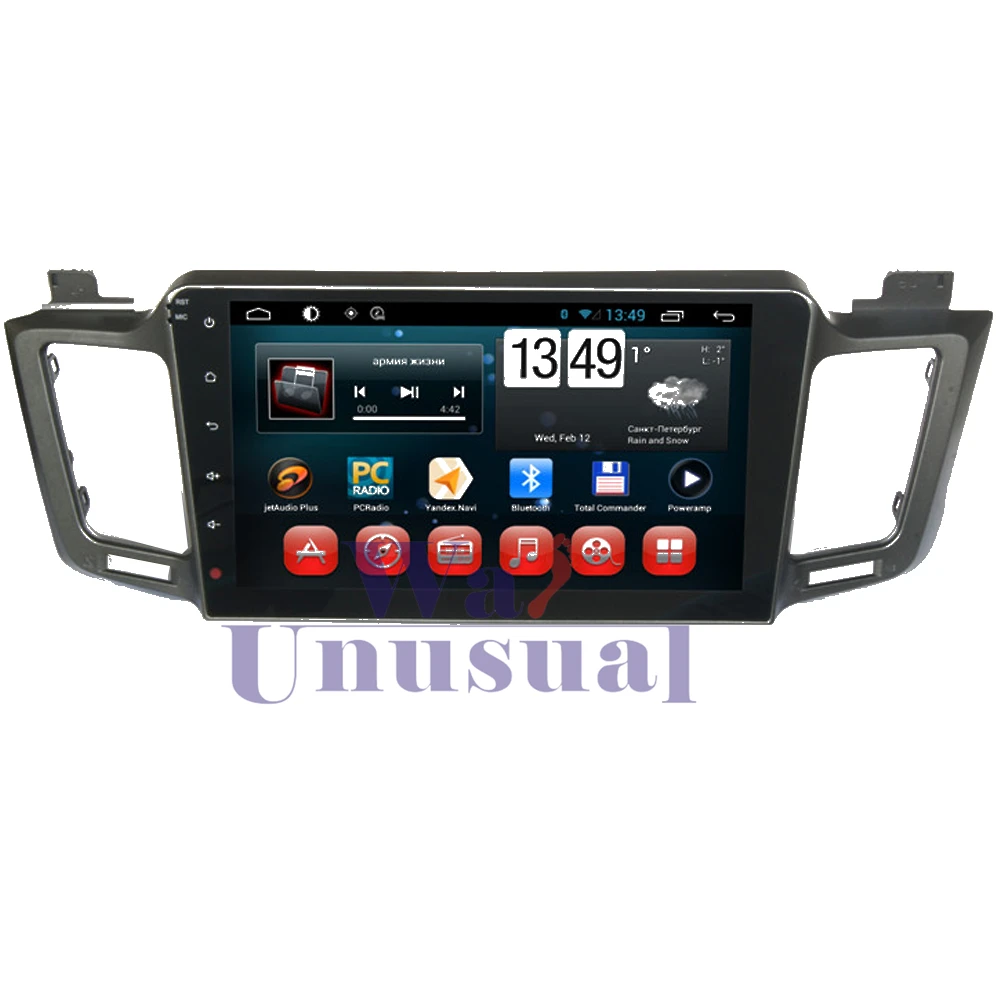 

Wanuary 10,1 дюймов Android 6,0 Автомобильный мультимедийный плеер для Toyota RAV4 2013 с GPS Bluetooth WIFI четырехъядерный 16G 1024*600 карты