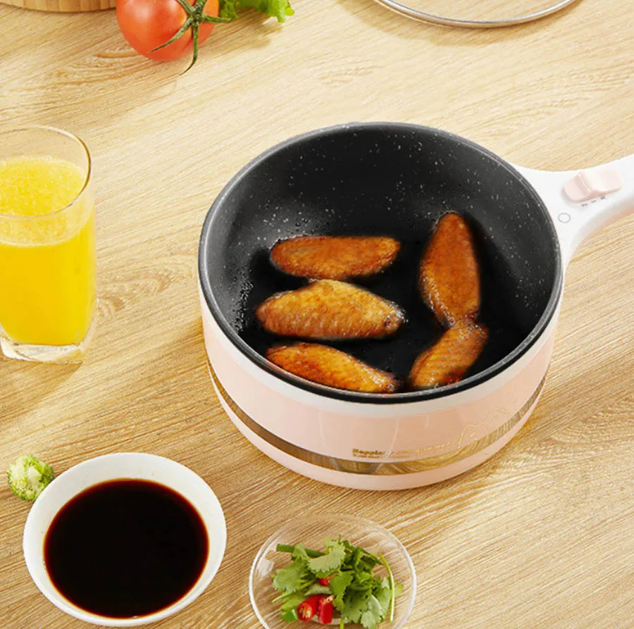 Портативная Мини электрическая мультиварка кухонная кастрюля для лапши мини