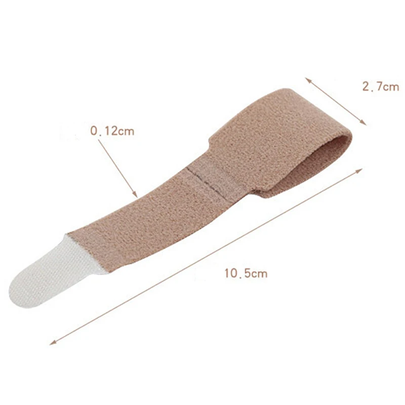 

2pcs Toe Finger Straightener Hammer Toe Hallux Valgus Corrector Bandage Toe Separator Splint Wraps Foot Care Supplies