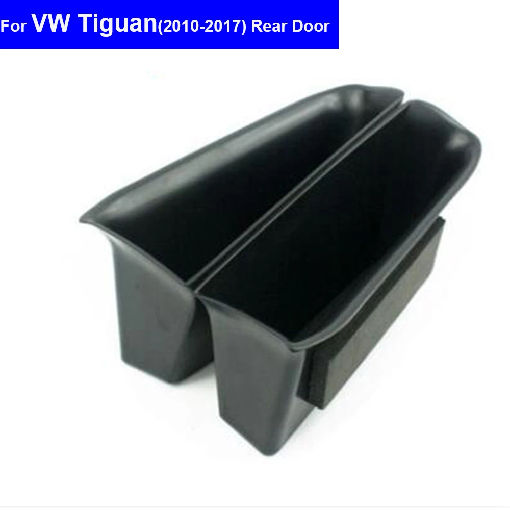 Tiguan B Передний/задний боковой дверной ящик для хранения в подлокотнике автомобиля контейнер держатель вторичное хранение для VW Teramont Phideon Tiguan L 2010 - Название цвета: Tiguan B