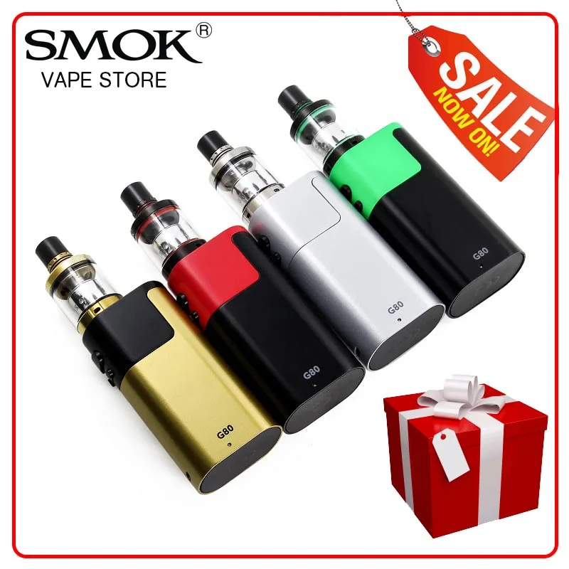 Оригинал smok G80 Комплект 80 Вт поле mod eelctronic сигареты комплект VW/tc режим с спирали