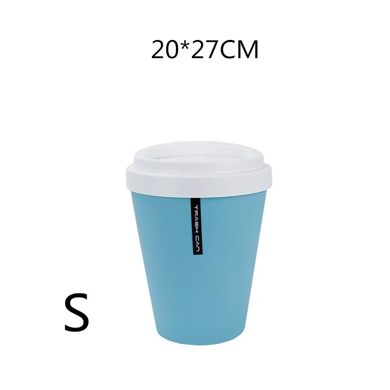 1 Desktop Mini Waste Bins Creative Quality Plastic Paper Garbage Home Office Kitchen Bathroom Corner Dustbins Cleaning Accessories - Цвет: 1