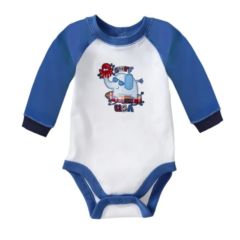 Hooyi/одежда с длинными рукавами для маленьких мальчиков bebe боди девочек лидер