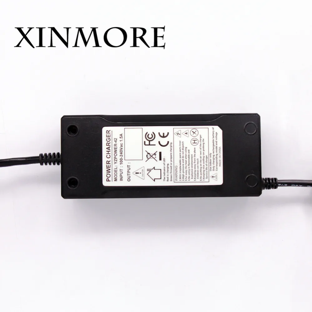 XINMORE 43 5 V 2A 1A зарядное устройство для 36V свинцово-кислотная батарея электрический