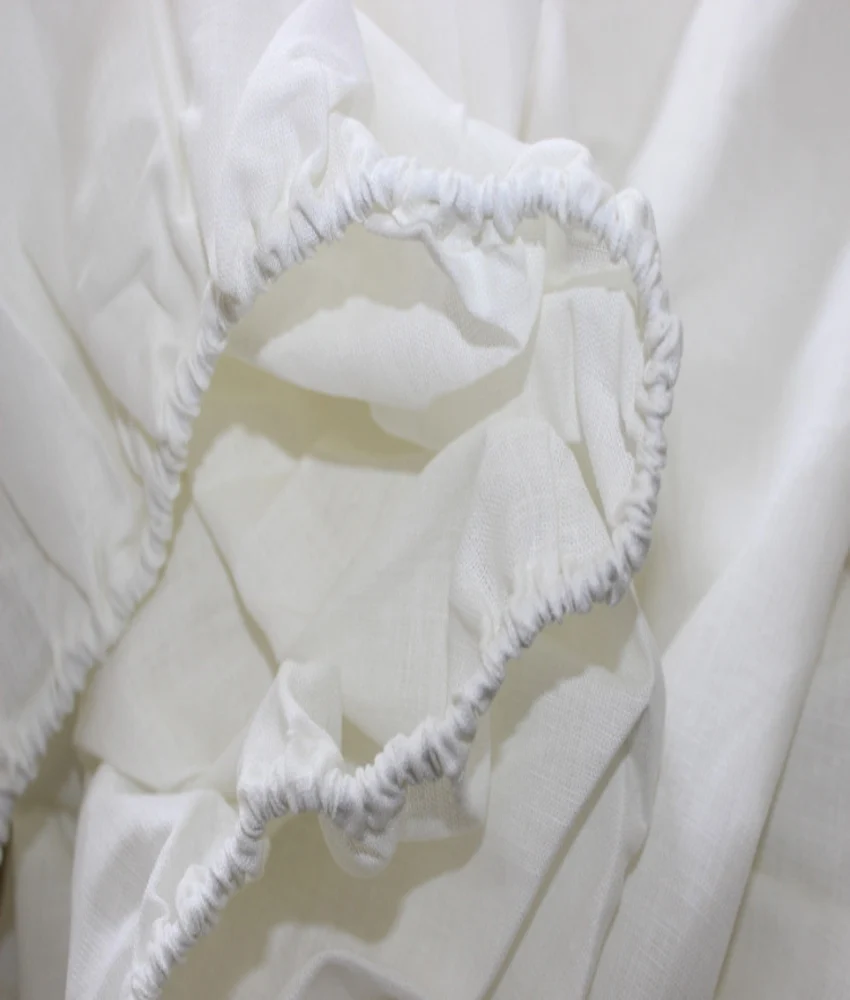 Французский с белыми потертостями постельное белье Полный Чистейшая льняная