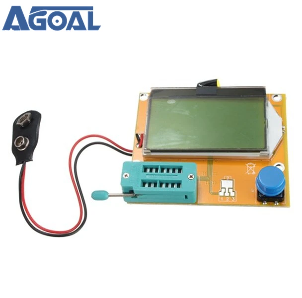 Mega328 M328 LCR-T4 ESR Meter LCR светодиодный тестер транзисторов емкость диода триода MOS PNP/NPN