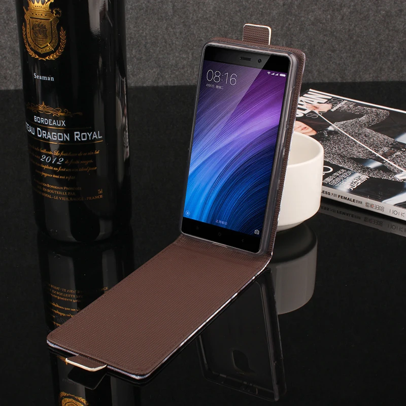 С крышкой Роскошный кожаный бумажник чехол для Xiaomi MI5 Max Mix 4S Redmi 3 3Pro 4 4Pro 4A Note 2 2Pro