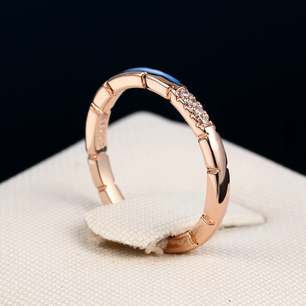 Женское Обручальное кольцо с кубическим цирконием модный бренд ювелирное