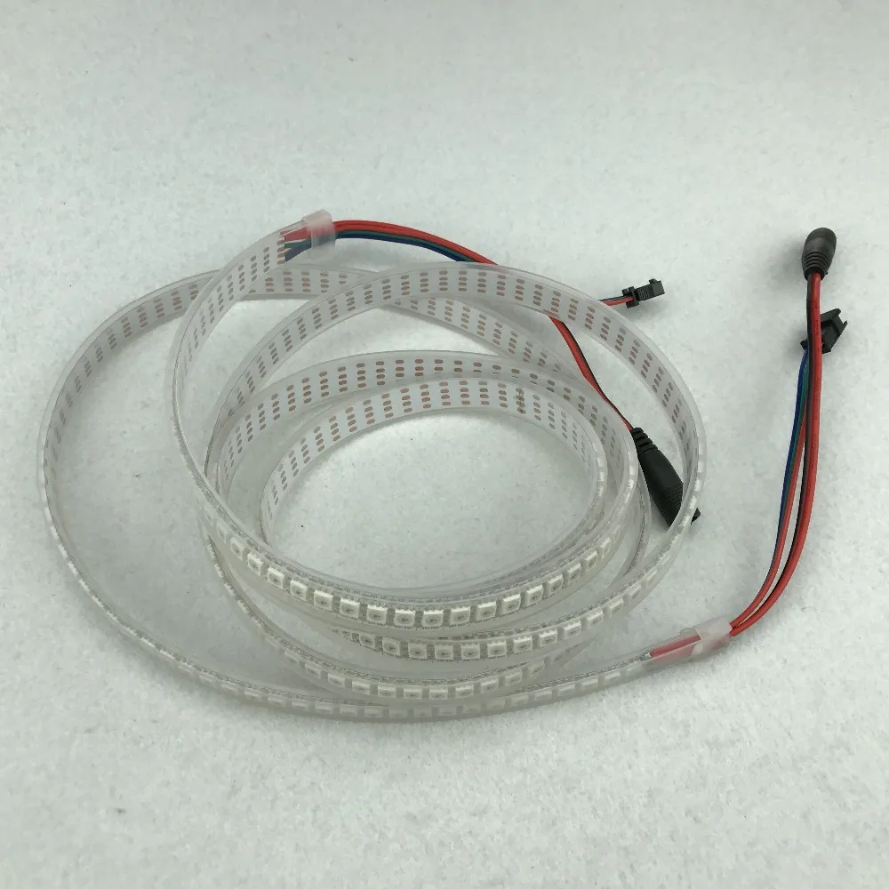 WS2815 DC12V адресная полноцветная светодиодная лента RGB 5050 144 светодиодный s/m2 м