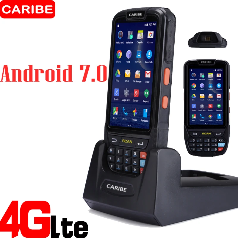 Карманный 1D сканер штрих кода Карибского типа Android КПК Wi Fi мобильный метки