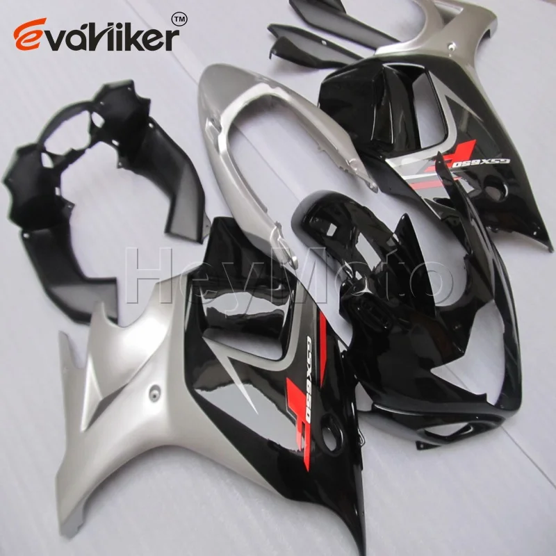 Пользовательские мотоцикла обтекателя Для GSX650F 08-12 2008 2009 2010 2011 2012+ Неокрашенный обтекатель мотор панели заказа+ серебристый белый ABS H3 - Цвет: A