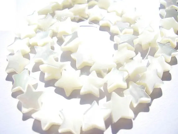 

wholesale Shell Jewelry 5strands 8 10 12mm MOP white shell bead star jewelry beads