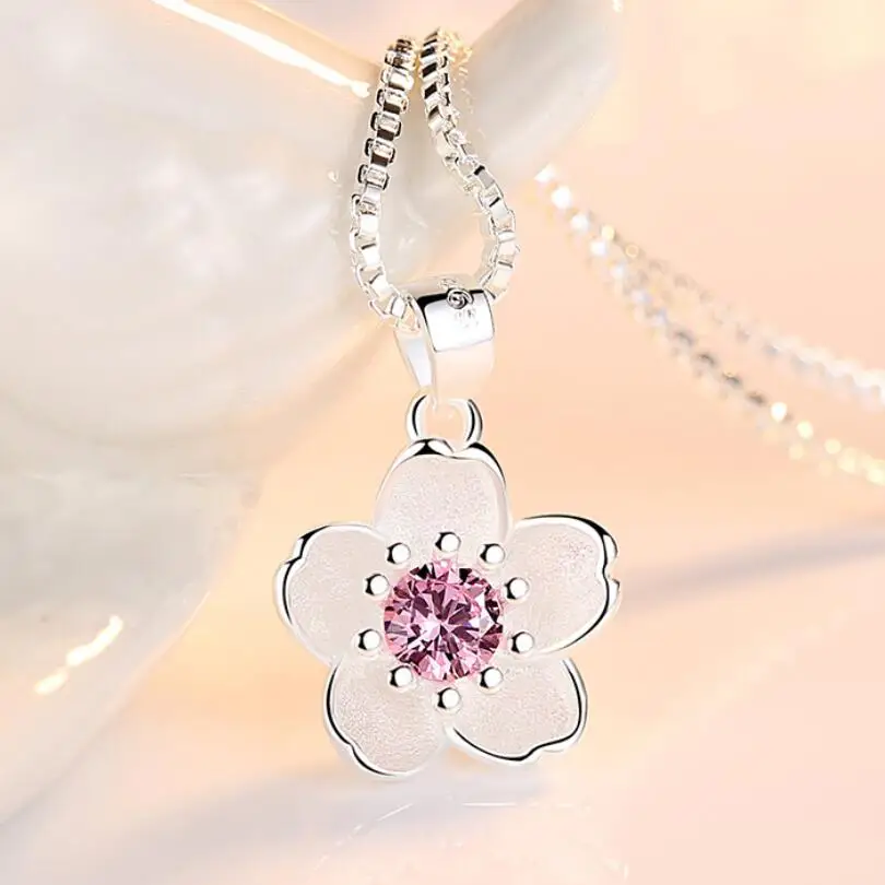 Fashion zircon cute peach pendant necklace female models | Украшения и аксессуары