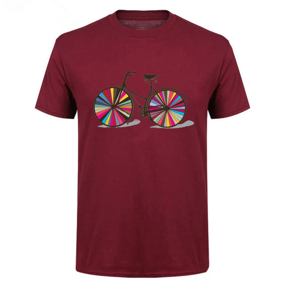 Мужская футболка для езды на велосипеде LIFE IS A RIDE новый дизайн 2018 велосипедные