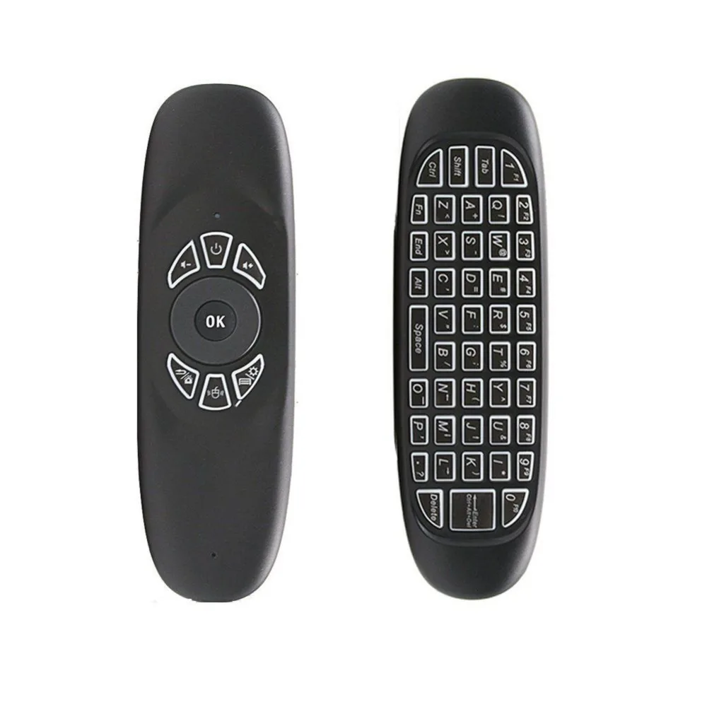 Оригинальная мини клавиатура C120 Air mouse с гироскопом и пультом дистанционного