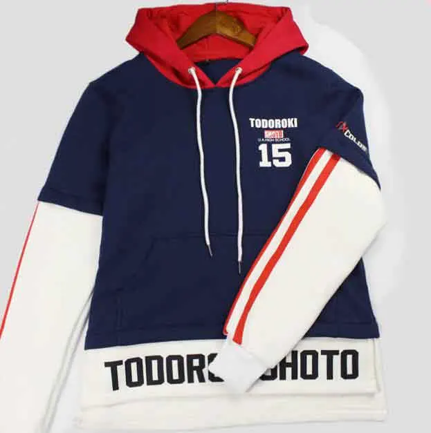 Аниме Boku no Hero academic Todoroki Shoto Толстовка с капюшоном Костюм для косплея My Bakugou Katsuki