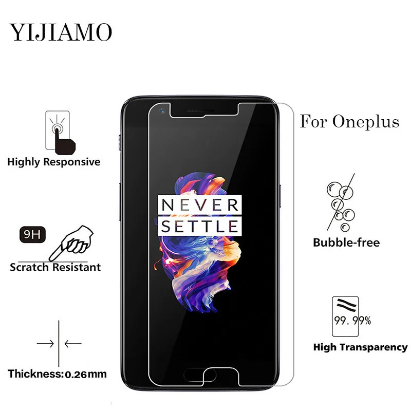 2.5D Закаленное стекло для OnePlus 7 6 T Защитная пленка Oneplus6 защита экрана One Plus