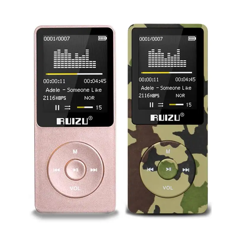 Новинка 2021 оригинальный MP3 плеер RUIZU X02 Hi Fi 4 Гб спортивный с 1 8 дюймовым TFT экраном