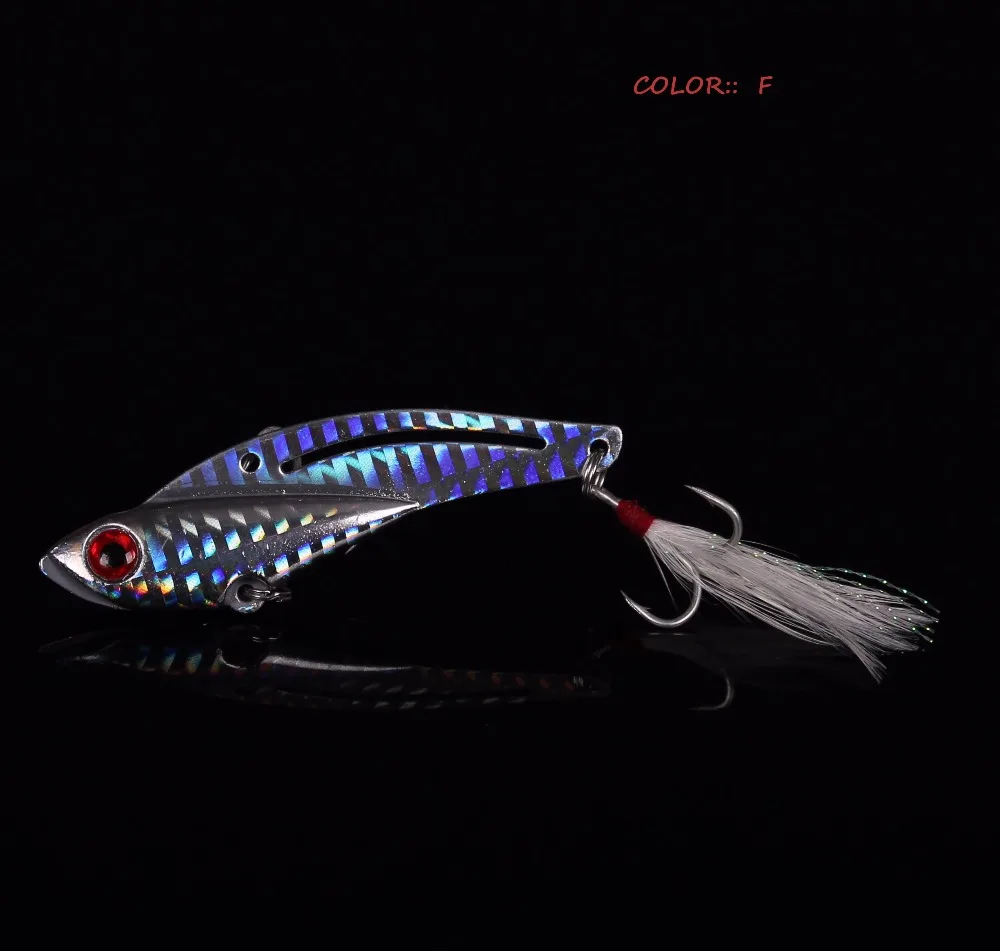 10 г/14 г/20 г/25 г VIB твердая приманка с шариками и тройными крючками Vib Crankbait Fish воблер