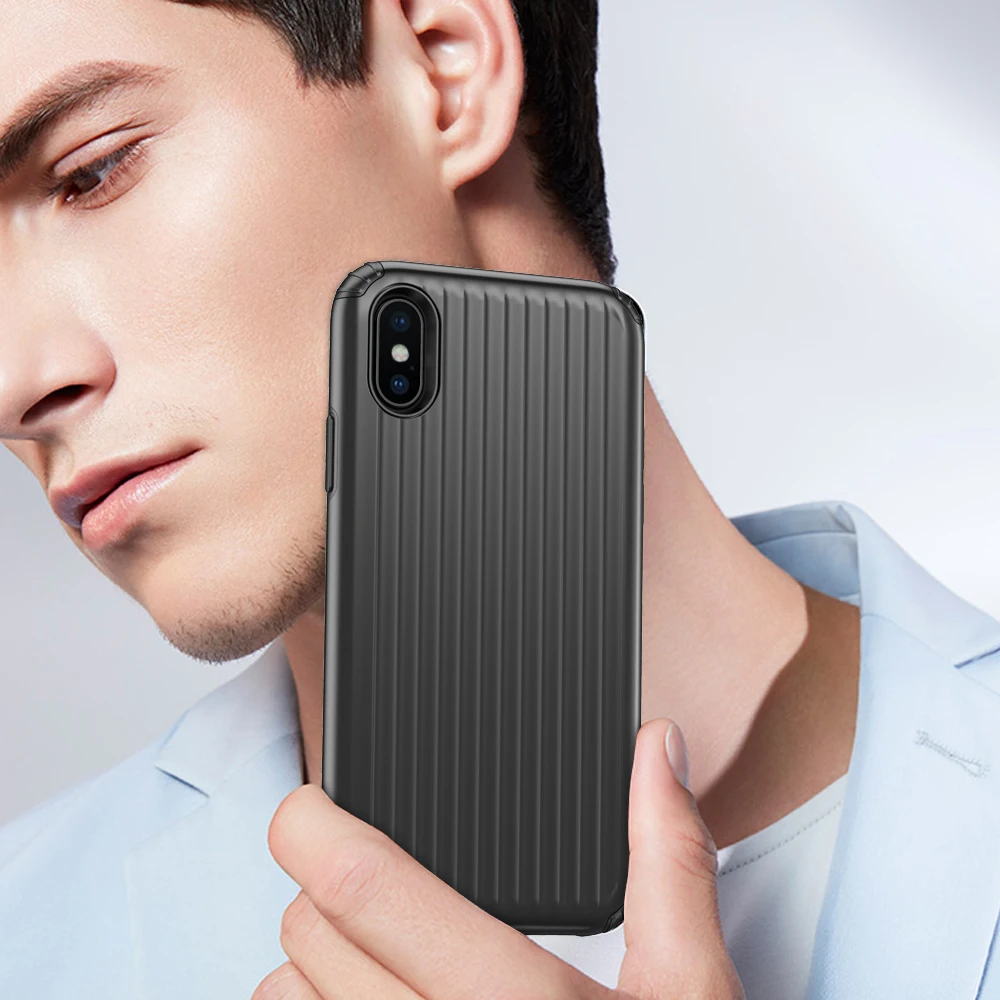 Case For iPhone XS MAX Luxury Travel Super Protect Shockproof Cover X Coque |