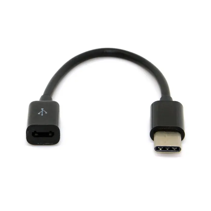 

100pcs/lot USB 3.1 Type-C Male to Micro USB 2.0 5Pin Female Data Cable 10cm