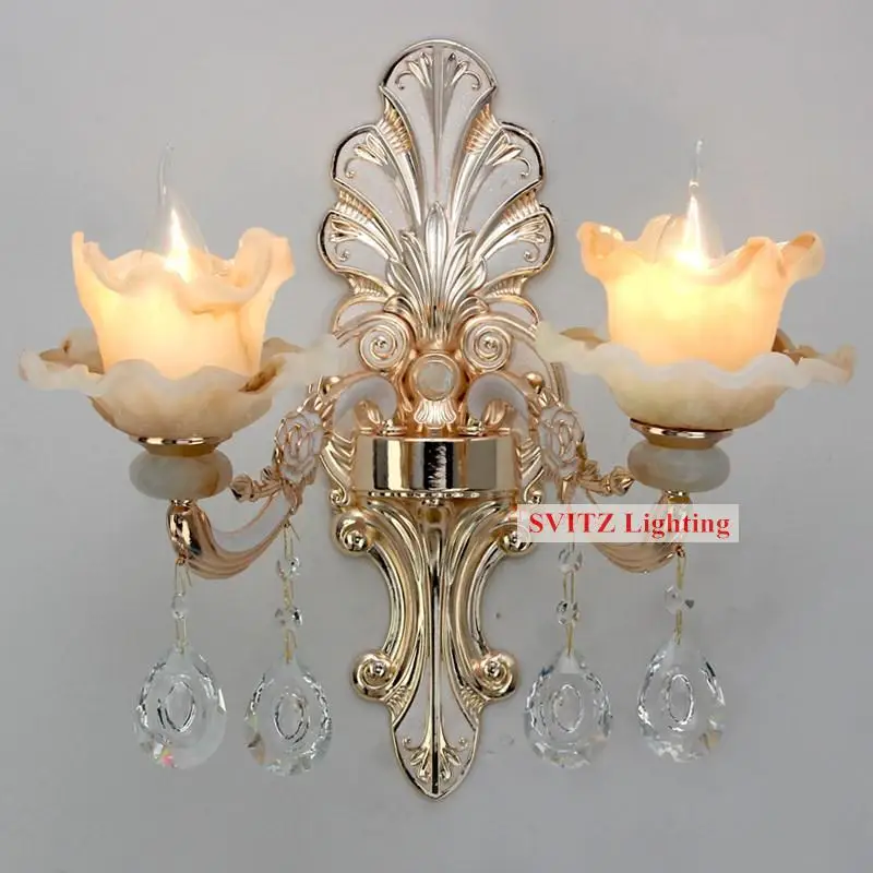 Настенный светильник современный с нефритовым оттенком для гостиной