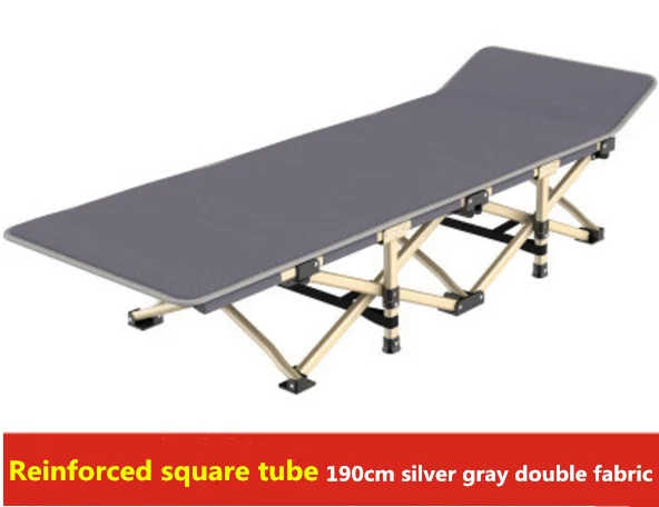 Складная кровать из льна складная офисная для обеда кемпинга Больничная