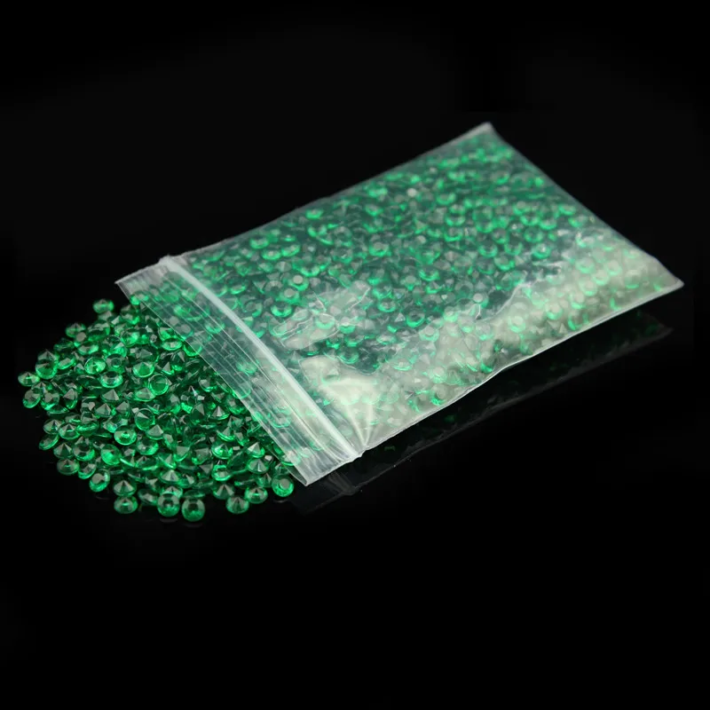 Dark Green 1000 шт. 4,2 мм бриллиантами свадебные конфетти для украшения стола рассыпные Стразы 31 Цвета украшение для свадебного стола рассыпные украшения - Цвет: Dark Green