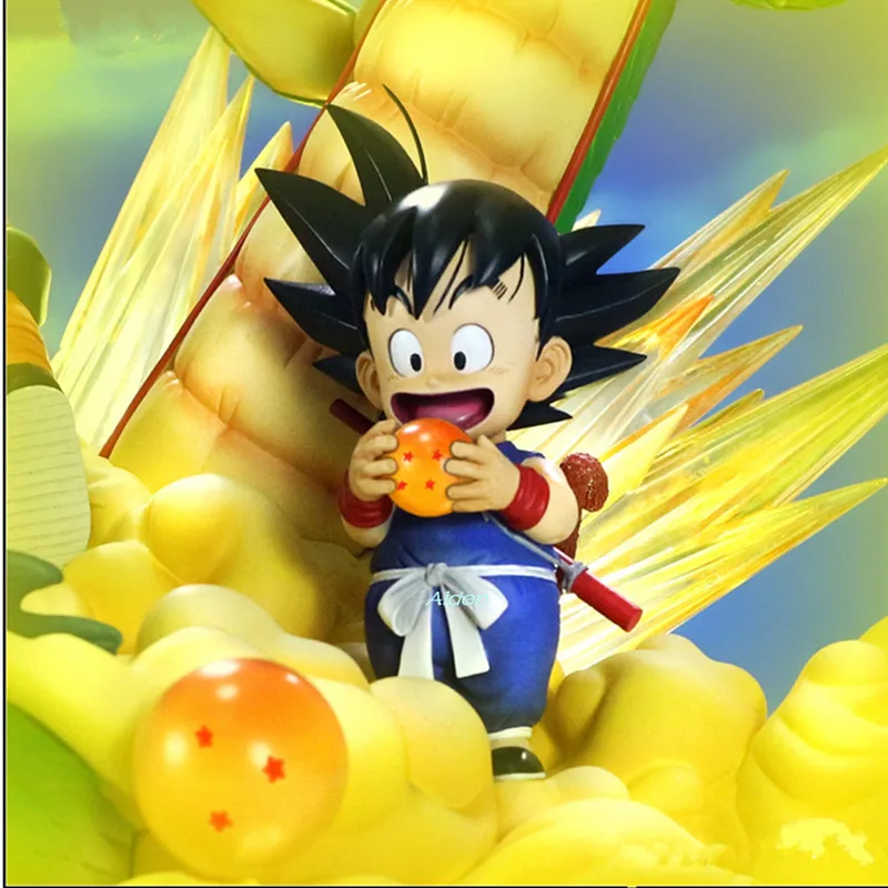 1" Dragon Ball статуя Saiyan Сон Гоку бюст семь, шар дракона полная длина портрет Фея Дракон анимационная фигурка GK игрушка 41 см B797