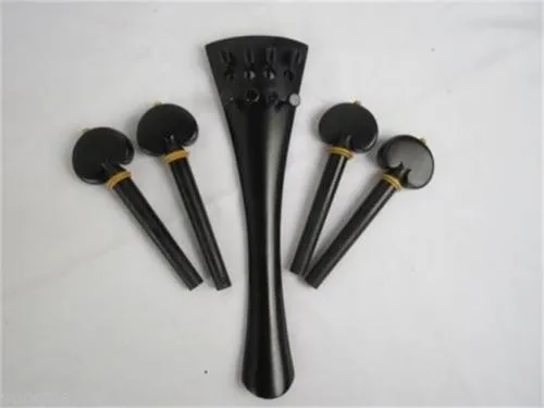 

1set of 4/4 Cello parts,nice ebony parts (tailpiece&pegs)