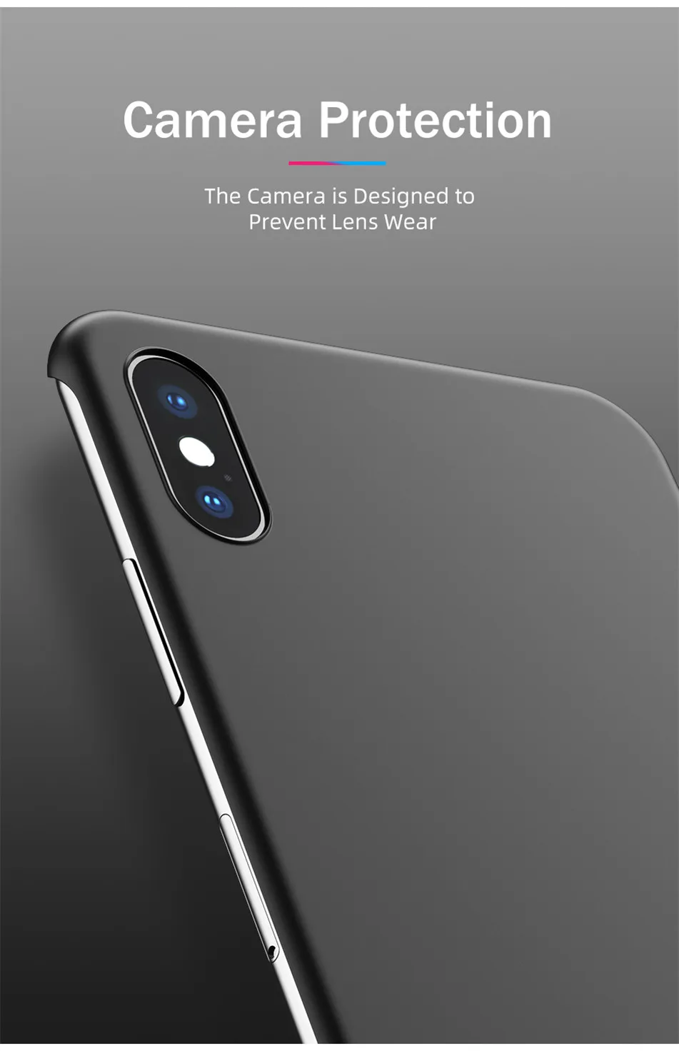 Бескаркасный чехол USLION ярких цветов для iPhone X, XR, XS, Max, 11 Pro, матовый чехол для телефона, для iPhone 11, Pro, Max, 7, 8, 6, 6S Plus, Ультратонкий Жесткий чехол из поликарбоната
