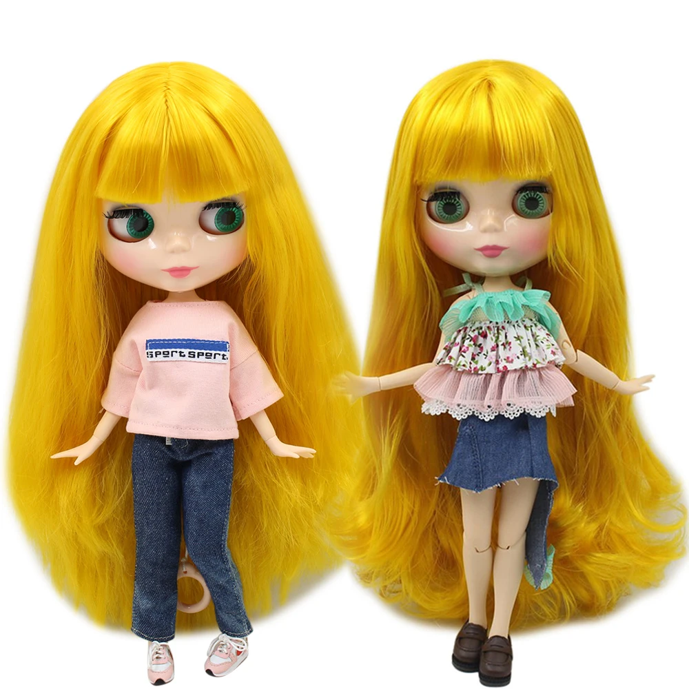 Кукла Blyth ICY DBS для шарнирного тела серии № 280bl3038 желтые волосы телесная кожа 1/6 BJD