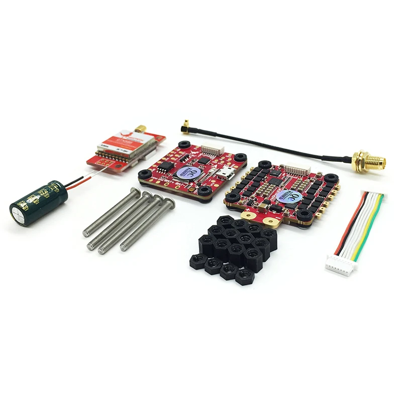 HGLRC Plus F460 и GTX585 Stack аэробус F4 OSD &amp Dinoshot 60A Blheli_32 Racing ESC VTX Combo для радиоуправляемых