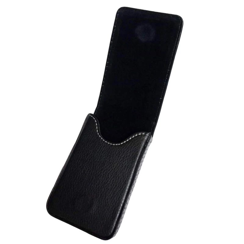 black Новые держатели для Id Карт RFID алюминиевый сплав кредитный держатель для карт из искусственной кожи кошелек Противоугонный мужской автоматический всплывающий RFID кошелек - Цвет: black