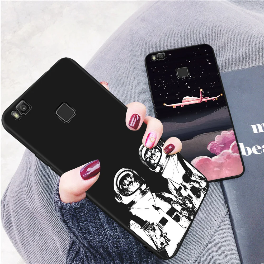 Милый чехол для телефона с изображением животных Honor 9i 8 9 Lite цветами huawei P8 P9 P10 P20 mate