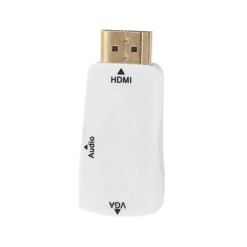 Совершенно новый 1080P HDMI папа к VGA Женский адаптер видео конвертер с аудио выходом |