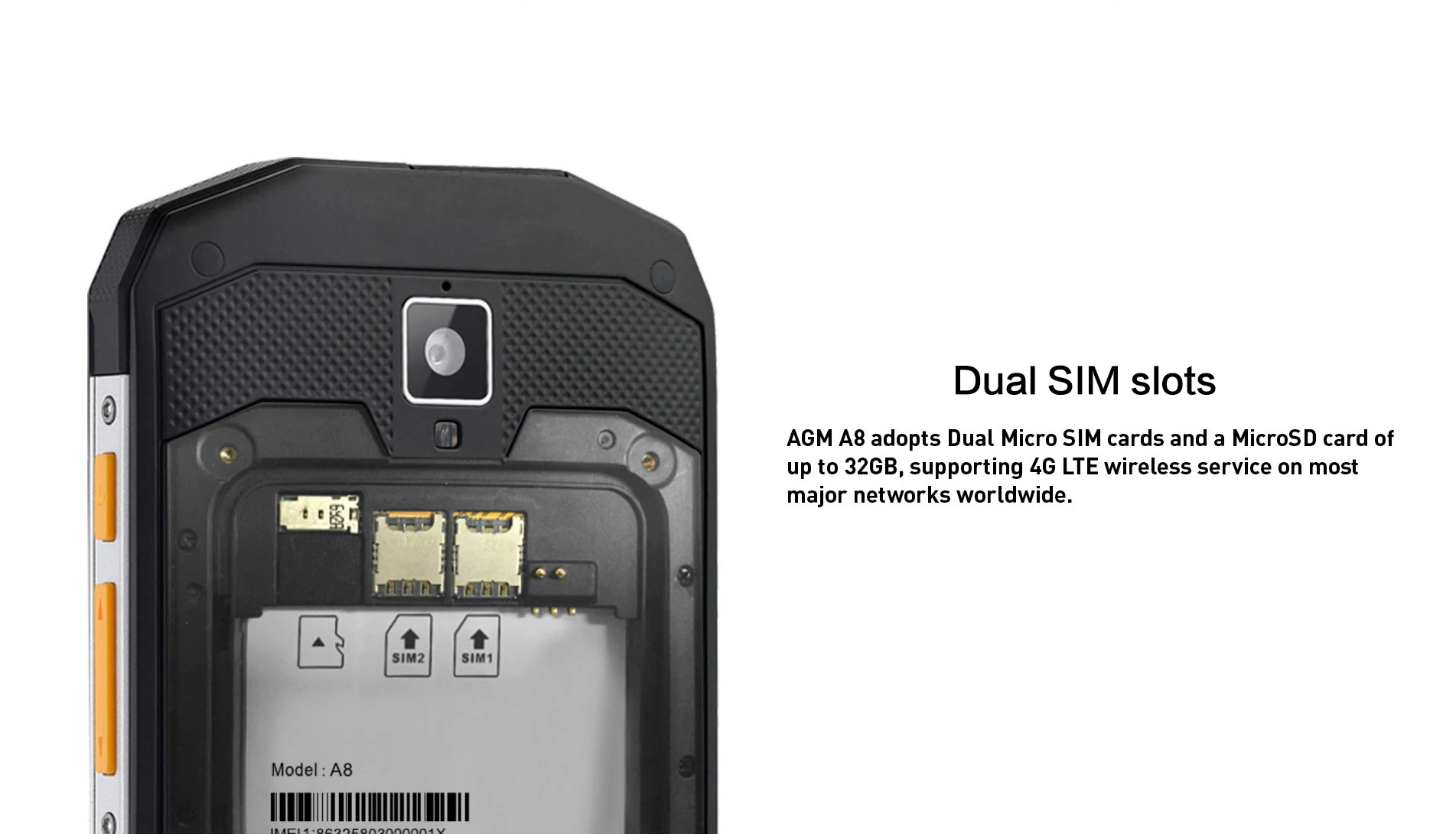 AGM A8 IP68 водонепроницаемый мобильный телефон 5," HD 4 Гб ram 64 Гб rom Qualcomm MSM8916 четырехъядерный 13,0 МП 4050 мАч NFC OTG