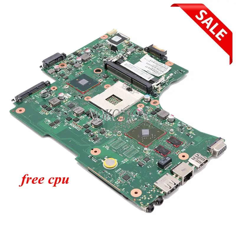 NOKOTION V000218130 материнская плата для ноутбука Toshiba Satellite L650 L655 HM55 DDR3 Дискретная