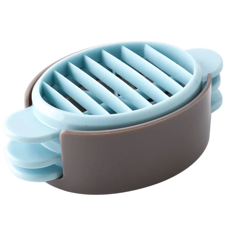 Khgdnor пластиковая Яйцерезка Multi-function Egg Cutter Chopper нож для чистки форма Цветочные края